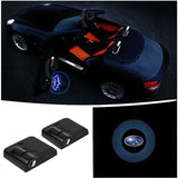 2pcs Subaru Wireless Car Welcome Door Laser Projection LED Light