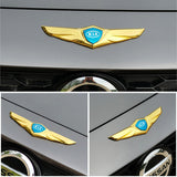 KIA Metal Wings Car Front Hood Sticker Emblem Badge Decal