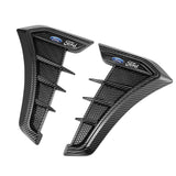 2PCS Ford Logo Shark Fin Car Side Fender Sticker Emblem
