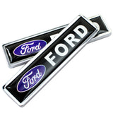 2pcs/set Ford Wolf Logo Metal Car Side Sticker Auto Emblem Badge