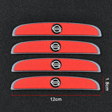 4pcs/set Nissan Car Door Mirror Side Anti Collision Sticker Bumper Strips