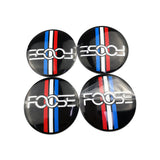 4pcs 56mm Ford Wolf Shelby RS ST Car Wheel Center Hub Cap Sticker Decal