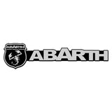 4pcs/set Abarth Metal Car Stereo Sticker Auto Audio Emblem Decal