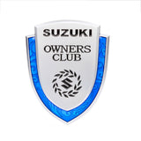 Suzuki Metal Shield Car Rear Sticker Auto Window Emblem Badge Decal
