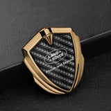 Land Rover Shield Carbon Fiber Car Side Window Sticker Emblem Badge Decal