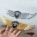 Toyota Metal Wings Car Front Sticker Emblem Badge Decal
