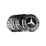 4pcs/set 56/75mm Mercedes Benz AMG Brabus Apple Tree Car Wheel Center Hub Cap Sticker Decal