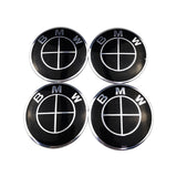 4pcs 56mm BMW M Power Alpina AC Hamann Hartge Car Wheel Center Hub Cap Sticker Decal