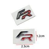 SEAT FR Logo Metal Car Steering Wheel Sticker Emblem Bagde Decal