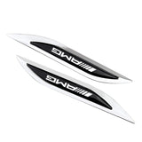 2pcs Mercedes Benz AMG Logo Metal Car Sider Fender Sticker Emblem Badge