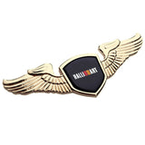 Mitsubishi Angle Wings Metal Car Front Hood Bonnet Sticker Emblem Badge