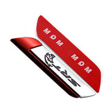 2pcs Dodge SRT Metal Car Side Fender Sticker Emblem Badge Decal