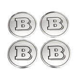 4pcs/set 56/75mm Mercedes Benz AMG Brabus Apple Tree Car Wheel Center Hub Cap Sticker Decal