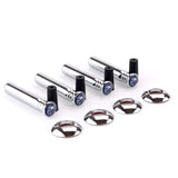 4pcs/set Subaru STI Logo Car Door Bolt Lock Pins Gate Lock Screws