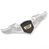 Cadillac Angle Wings Metal Car Front Hood Bonnet Sticker Emblem Badge