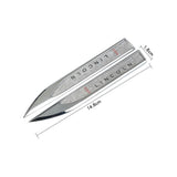 2pcs Lincoln Logo Metal Car Side Fender Sticker Emblem Badge