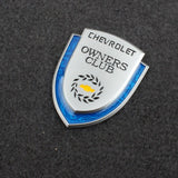 Chevrolet Metal Shield Car Rear Sticker Auto Window Emblem Badge Decal