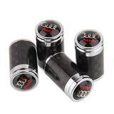 4pcs/set Audi Car Tire Valve Caps Auto Tyre Wheel Air Covers Air Caps