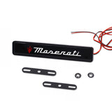 Maserati Logo Car Front Hood Grille LED Light