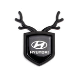 Hyundai ABS Deer Car Rear Sticker Shield Trunk Emblem Badge Decal