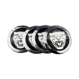4pcs/set 60mm Jaguar Car Wheel Center Hub Sticker Decal