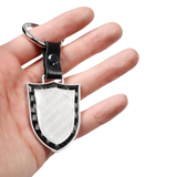 Mercedes Benz Carbon Fiber Car Keychain Pendant