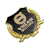 Volvo Metal Carbon Fiber Car Rear Sticker Shield Trunk Emblem Badge Decal