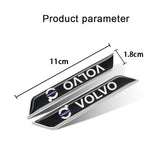 2pcs Volvo Logo Car Fender Side Sticker Decal Emblem Badge