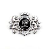 Dodge Double Lion Metal Car Rear Sticker Auto Window Emblem Badge Decal