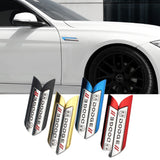 2pcs Dodge Metal Car Side Fender Sticker Emblem Badge Decal
