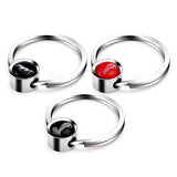 Ford Shelby Mustang Metal Car Keychain Key Rings Holder Pendant