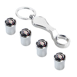4pcs/set Cadillac Logo Car Air Valve Stem Caps Auto Tyre Valve Covers