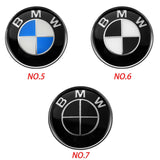 1PC 45mm BMW Logo X1 X3 X5 X6 1 3 5 7 Series Car Steering Wheel Center Sticker Auto Emblem Badge Decal