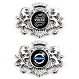 Volvo Double Lion Metal Car Rear Sticker Auto Window Emblem Badge Decal