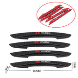 4pcs/set Hyundai Car Door Protection Bumper Strip Anti Scratch Sticker
