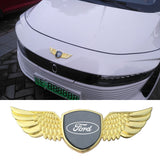 Ford Logo Metal Wings Car Front Hood Bonnet Center Sticker Emblem