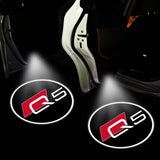 2pcs Audi A4 A5 A3 A8 Q7 Q5 Wireless Car Welcome Door Laser Projection LED Light