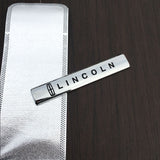2pcs Lincoln Logo Car Fender Side Emblem Badge Sticker