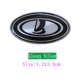 Lada Elliptical Metal Car Window Sticker Emblem Badge Decal