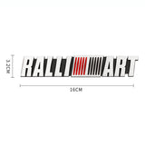 Mitsubishi Ralliart Metal Car Rear Sticker Decal Emblem Badge