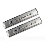 2pcs Mercedes Benz AMG Brabus Metal Car Sticker Emblem Badge Decal Decoration
