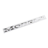 Tesla Model3 Letter Metal Car Rear Sticker Decal Emblem Badge