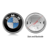 1PC 74mm BMW Logo Car Rear Emblem Badge Decal
