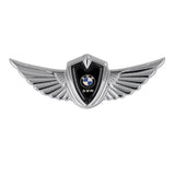 BMW M Power Logo 3D Metal Wing Car Emblem Sticker Badge Decal