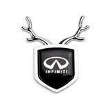 Infiniti ABS Deer Car Rear Sticker Shield Trunk Emblem Badge Decal