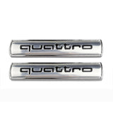 2pcs Subaru STI Metal Car Sticker Emblem Badge Decal Decoration