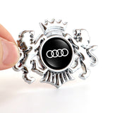 Audi Sline Double Lion Metal Car Rear Sticker Auto Window Emblem Badge Decal