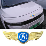 Acura Logo Metal Wings Car Front Hood Bonnet Center Sticker Emblem