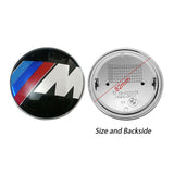 1PC 82mm BMW Logo Car Front Hood Emblem Rear Badge Decal