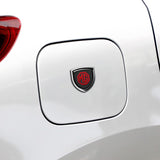 2pcs 39x39mm MG Shield Metal Car Window Sticker Emblem Badge Decal